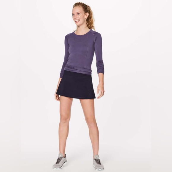 lululemon athletica Pants - Lululemon Navy Blue Athletic Skirt 8